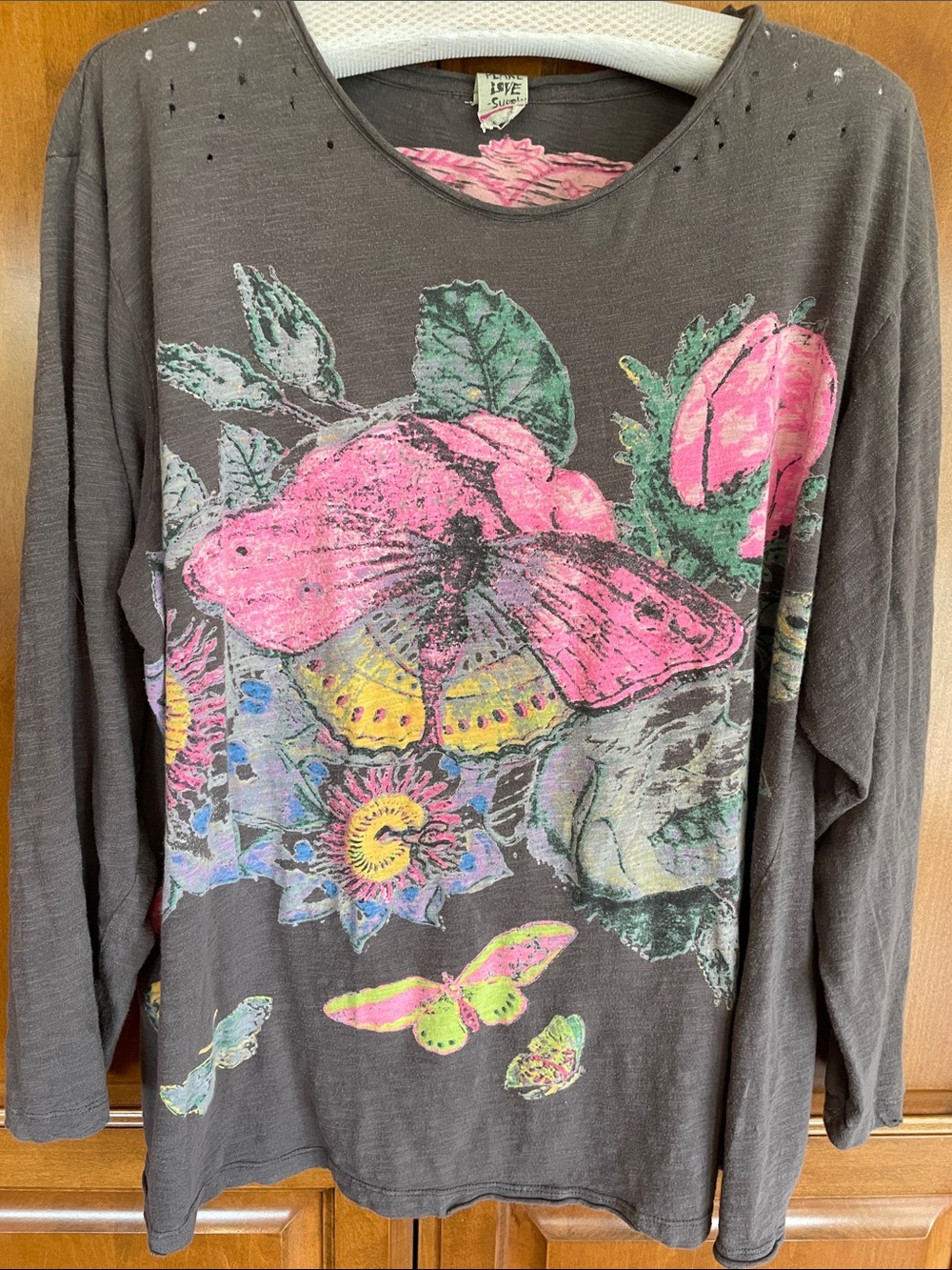 MAGNOLIA PEARL Classic Distressed Tee - Long Sleeve - Picture 9 of 12